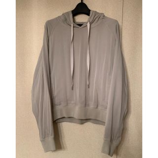 ハイダーアッカーマン(Haider Ackermann)の【未使用】Haider Ackermann シルクフーディ(パーカー)