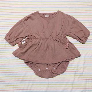 miri様専用⭐︎テータテート　ロンパース　チュニック風　ピンク　70(ロンパース)