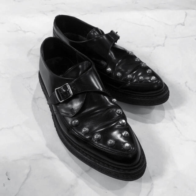 SAINT LAURENT PARIS 14AW スタッズクリーパー 競売 50%割引