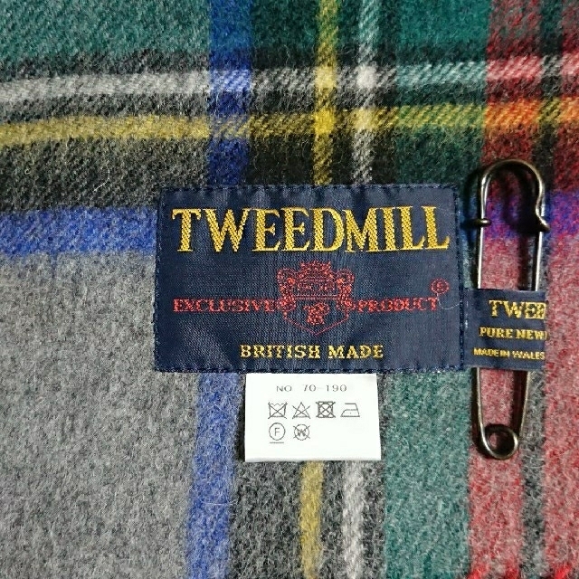 TWEEDMILL(ツイードミル)の本日のみお値下げ中 ツイードミル ラムウール ストール   レディースのファッション小物(マフラー/ショール)の商品写真