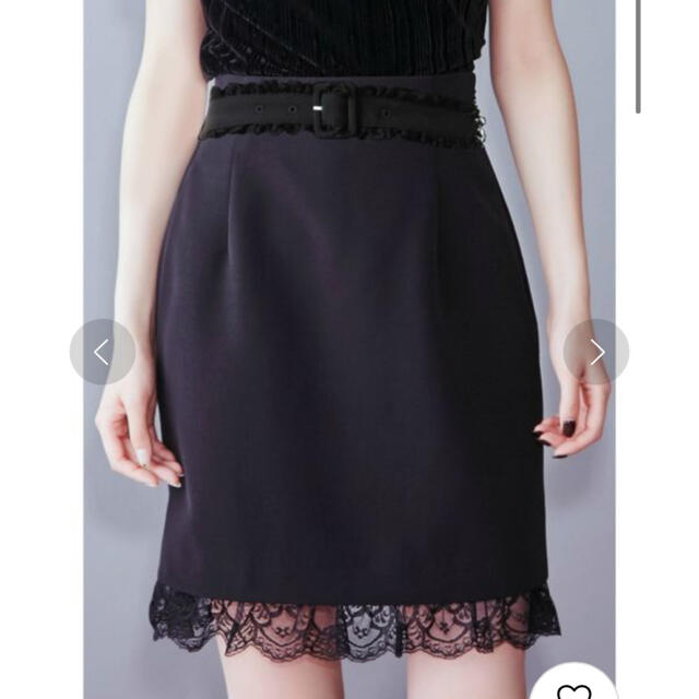 EATME(イートミー)のEATME フリルベルトタイトスカート レディースのスカート(ミニスカート)の商品写真