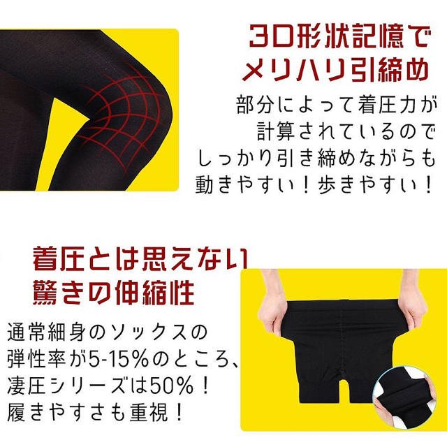 ２枚セット、XL❤️超！着圧トレンカ★履くだけ美脚 レディースのレッグウェア(レギンス/スパッツ)の商品写真