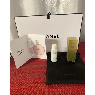 シャネル(CHANEL)のCHANEL サンプル３点&巾着&ショッパー(化粧水/ローション)