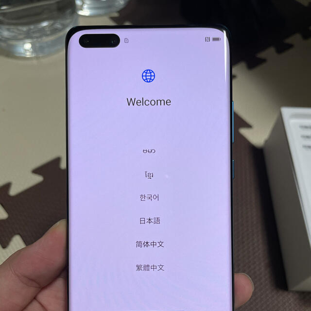HUAWEI(ファーウェイ)のP40 PRO(8G256G)simフリー ブルー スマホ/家電/カメラのスマートフォン/携帯電話(スマートフォン本体)の商品写真