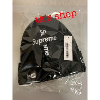 シュプリーム(Supreme)のSupreme Cross Box Logo Beanie 黒(ニット帽/ビーニー)