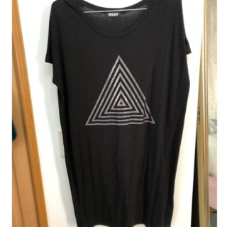 アナップ(ANAP)のロング丈 Tシャツ/ワンピース(Tシャツ(半袖/袖なし))