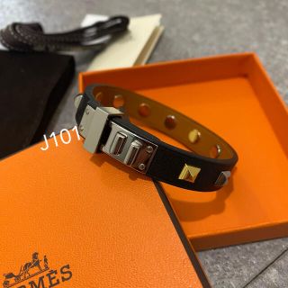 Hermes - エルメス レザーブレスレット スタッズ ミニドッグ