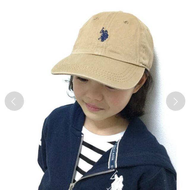 POLO RALPH LAUREN(ポロラルフローレン)のUS POLO /ポロ キッズローキャップ キッズ/ベビー/マタニティのこども用ファッション小物(帽子)の商品写真