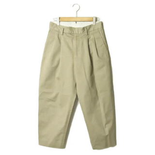 ワンエルディーケーセレクト(1LDK SELECT)の【クーポン期間限定値下げ】 uru19aw COTTON 2TUCK PANTS(スラックス)