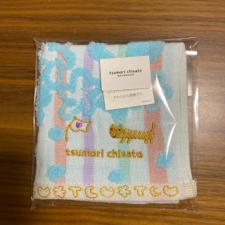 ツモリチサト(TSUMORI CHISATO)の【新品】ツモリチサト　タオルハンカチ　はなねこストライプ(ハンカチ)