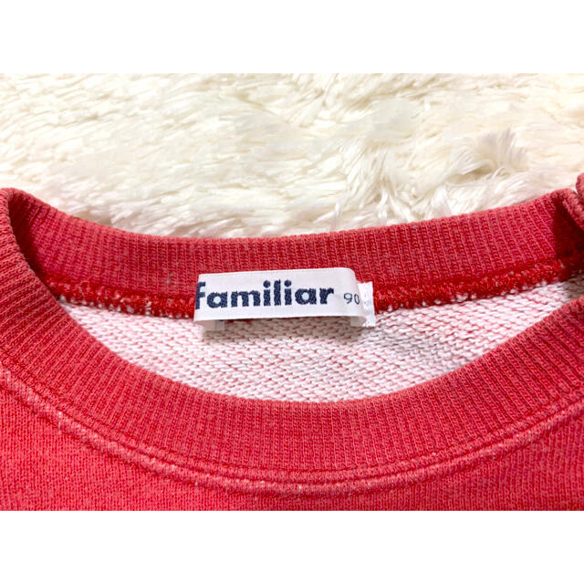 familiar(ファミリア)のfamiliar  トレーナー　90 キッズ/ベビー/マタニティのキッズ服女の子用(90cm~)(ジャケット/上着)の商品写真