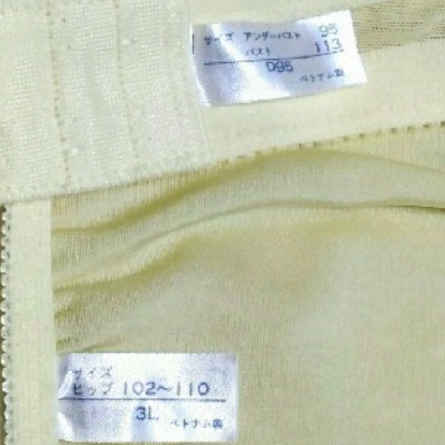 大きいサイズ　ブラ＆ショーツ　2セット レディースの下着/アンダーウェア(ブラ&ショーツセット)の商品写真
