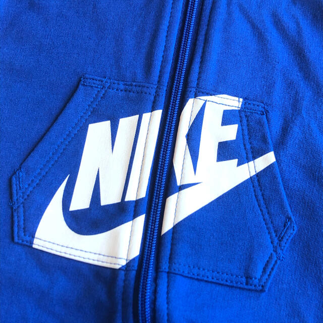 NIKE(ナイキ)の新品未使用タグ付き★NIKEフード付きロンパース・カバーオール キッズ/ベビー/マタニティのベビー服(~85cm)(カバーオール)の商品写真