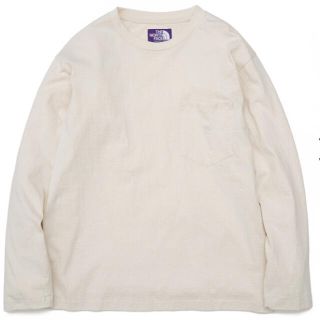 ザノースフェイス(THE NORTH FACE)の定価未満！ザノースフェイス パープルレーベル 70z L/S ロンT ベージュ(Tシャツ/カットソー(七分/長袖))