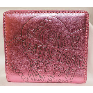 コーチ(COACH)の未使用】COACH/二つ折りミニ財布(財布)
