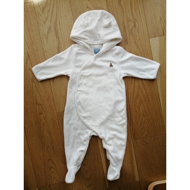 babyGAP(ベビーギャップ)のbabygap 足つきカバーオール　3-6m　60　65 キッズ/ベビー/マタニティのベビー服(~85cm)(カバーオール)の商品写真