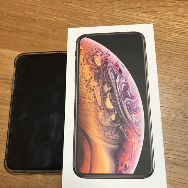 iPhone XS 64GB ゴールド　simフリー　美品