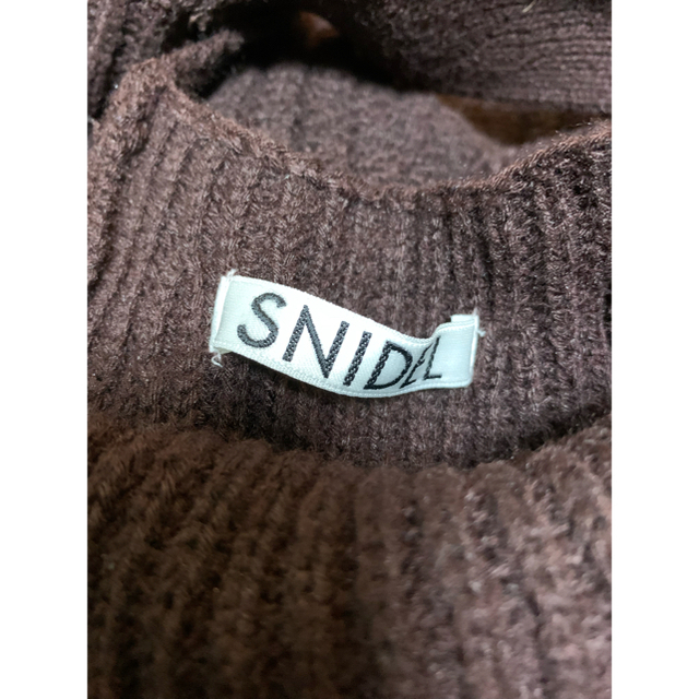 SNIDEL(スナイデル)のSNIDEL ショースキンニットワンピース レディースのワンピース(ロングワンピース/マキシワンピース)の商品写真