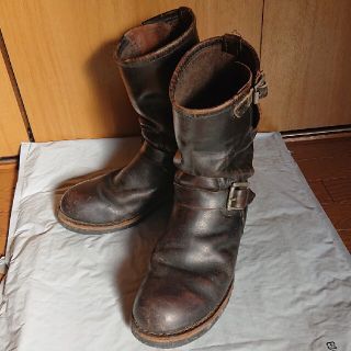 レッドウィング(REDWING)の茶芯♪レッドウィングPT83黒エンジニアリングブーツ2268(ブーツ)