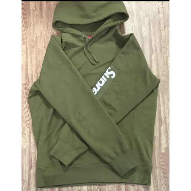 Supreme(シュプリーム)の2017 ss sleeve patch hoodie アームロゴ メンズのトップス(パーカー)の商品写真