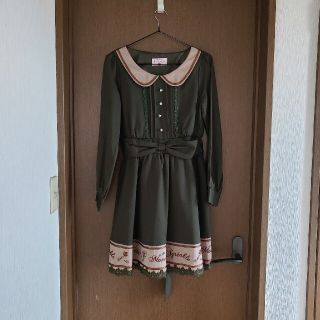 アクシーズファム(axes femme)のaxes femme POETIQUE＊裾刺繍OP(ひざ丈ワンピース)