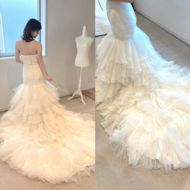Vera Wang(ヴェラウォン)のウェディングドレス マーメイドドレス 最終値下げ　9月末まで レディースのフォーマル/ドレス(ウェディングドレス)の商品写真