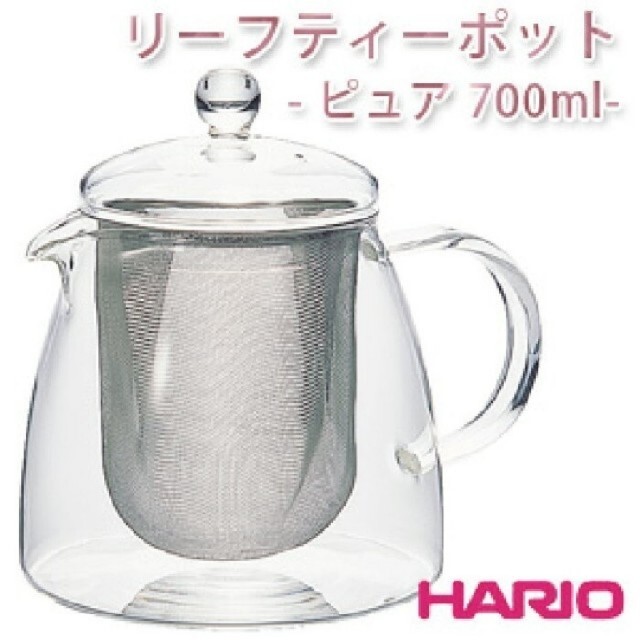 HARIO(ハリオ)のハリオ  リーフティーポット・ピュア  CHEN-70T インテリア/住まい/日用品のキッチン/食器(食器)の商品写真