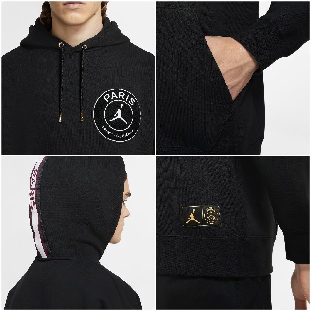 NIKE(ナイキ)の専用NIKE JORDAN PSG PULLOVER TAPED HOODY S メンズのトップス(パーカー)の商品写真