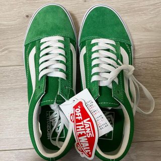 ヴァンズ(VANS)のVANS オールドスクール　グリーン24.5センチ(スニーカー)