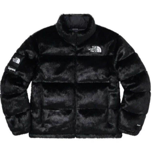 最新コレックション Fur Faux TNF Supreme - Supreme Nuptse L / 黒 JKT ダウンジャケット 最新コレックション Fur Faux TNF Supreme - Supreme Nuptse L / 黒 JKT ダウンジャケット