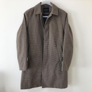 ユナイテッドアローズグリーンレーベルリラクシング(UNITED ARROWS green label relaxing)のgreen label relaxing千鳥格子ステンカラーコート(ステンカラーコート)