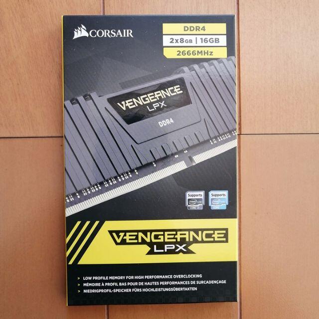 【未開封】CORSAIR VENGEANCE LPX 16GB(8GBx2)  スマホ/家電/カメラのPC/タブレット(PCパーツ)の商品写真