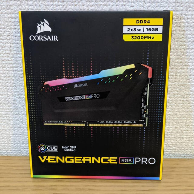 Corsair DDR4 3200MHz 16GB(8GB×2枚組) 288ピン PCパーツ