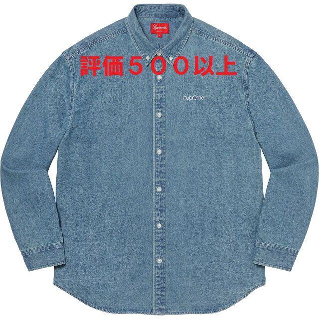 Supreme Classic Logo Denim Shirt  青 M