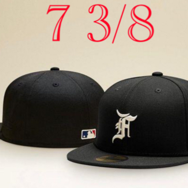 【7 3/8】59FIFTY NEWERA Essentials FOG 黒