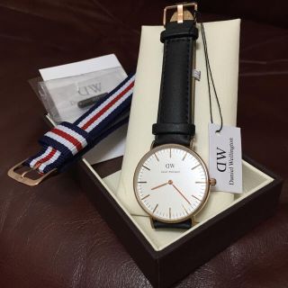 ダニエルウェリントン(Daniel Wellington)の【新品・ベルト付♪】DW 36㎜(腕時計(アナログ))