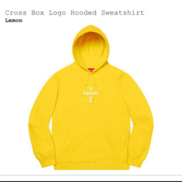 supreme cross box logo hooded sweatshirt