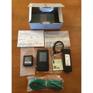 エヌイーシー(NEC)の(美品)NEC Aterm MR04LN モバイルルーター(PC周辺機器)