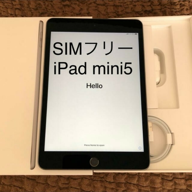 【超美品】SIMフリー iPad mini5 Apple pencil付き