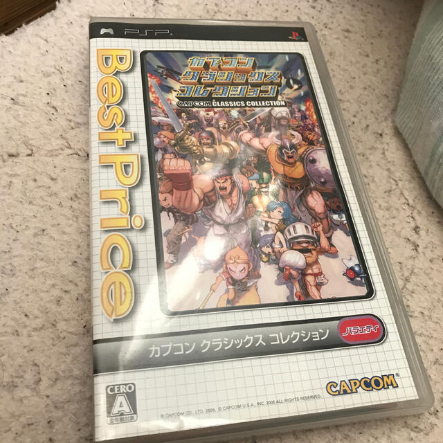 CAPCOM(カプコン)のカプコン クラシックス コレクション（ベスト プライス！） PSP 中古 エンタメ/ホビーのゲームソフト/ゲーム機本体(携帯用ゲームソフト)の商品写真