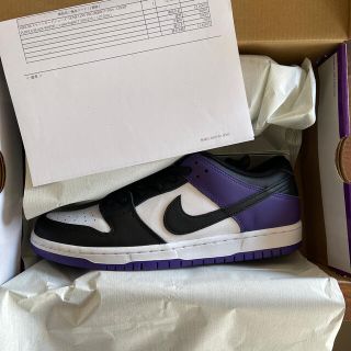 ナイキ(NIKE)の27.5 Nike SB Dunk Low Court Purple(スニーカー)