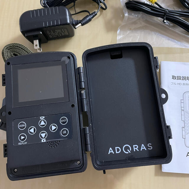 ADQRAS フルHD赤外線センサー 防犯カメラ トレイルカメラ 屋外 防水