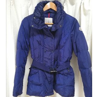 モンクレール(MONCLER)のモンクレール☆ダウンジャケット　レディース　ブルー　size3(ダウンジャケット)