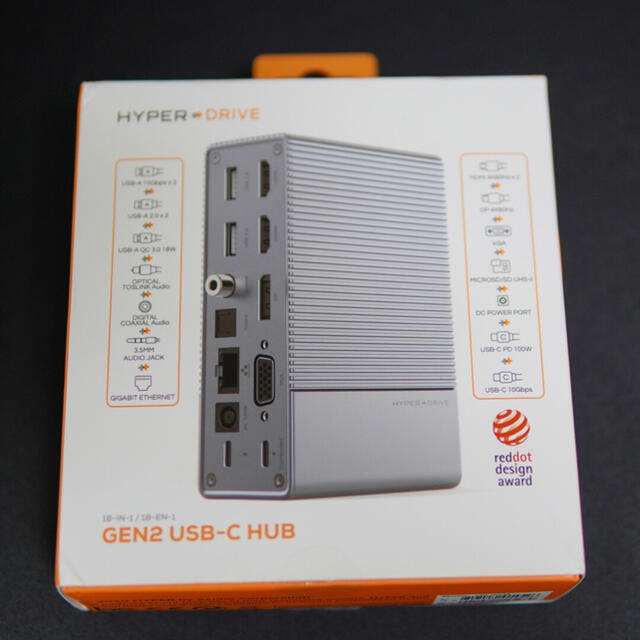 Hyper Drive Gen2 18ポートUSBハブPC周辺機器