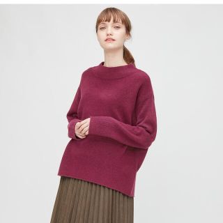 ユニクロ(UNIQLO)のUNIQLO スフレヤーンハイネックセーター　XL ユニクロ(ニット/セーター)