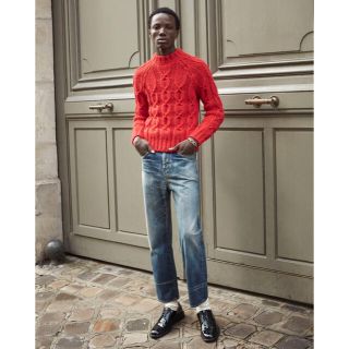 サンローラン(Saint Laurent)のsaint laurent 20aw ハイライズドストレートデニム　27インチ(デニム/ジーンズ)