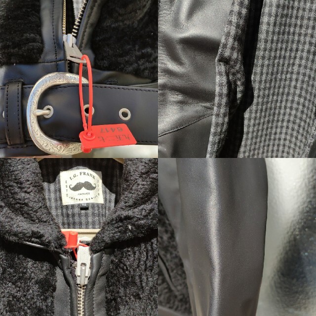 xsサイズ　新発売　熊ジャンレザージャケット 　グリズリージャケット  メンズのジャケット/アウター(レザージャケット)の商品写真