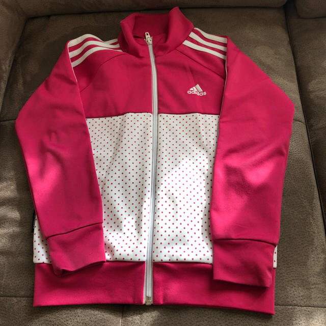 adidas(アディダス)の女児　adidas ジャージ　 キッズ/ベビー/マタニティのキッズ服女の子用(90cm~)(ジャケット/上着)の商品写真