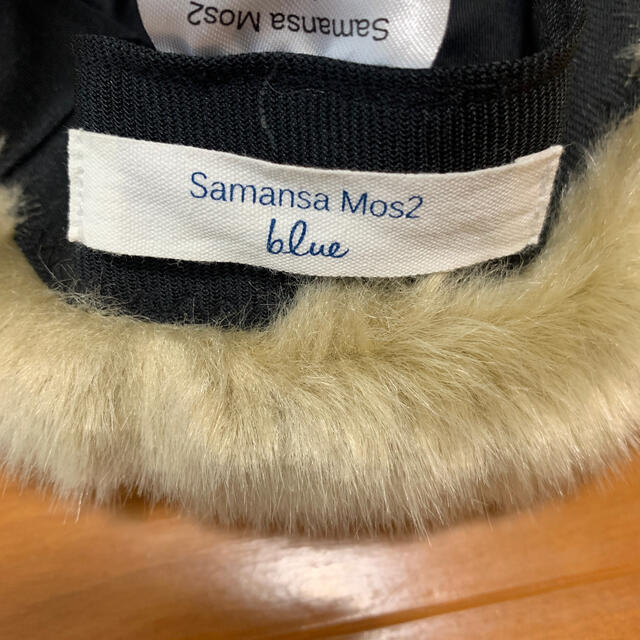 SM2(サマンサモスモス)の⭐️ ファー　ベレー帽 レディースの帽子(ハンチング/ベレー帽)の商品写真