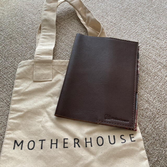 MOTHERHOUSE マザーハウス 革製ブックカバー ショッパー付の通販 by Youme｜マザーハウスならラクマ